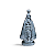 Nossa Senhora Aparecida 21cm em Gesso – Imagem Religiosa Artesanal Lisa - Imagem 5