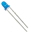 Led 3mm Difuso Azul - Imagem 1
