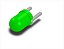Led 5mm Difuso Verde - Imagem 1