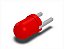 Led 5mm Difuso Vermelho - Imagem 1