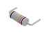 Resistor 2K2 * 5W * FIO - Imagem 1