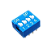 Dip switch 04 vias azul - Imagem 1