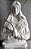 Busto Santa Sara 23cm Gesso Cru - Imagem 1