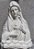 Busto Sagrado Coração de Maria 20cm Gesso Cru - Imagem 1