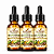 Kit com 3 Óleos de Rícino 100% Puros 30 ml cada (90 ml no total) - Imagem 1