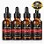 Kit com 4 Óleos de Rosa Mosqueta 100% Puros 30 ml cada (120 ml no total) - Imagem 1