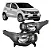 Farol Fiat Mobi 2016 17 18 19 20 21 Até 24 Manual S/led - Imagem 1
