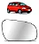 Lente Espelho Retrovisor Fox 2003 2004 2005 2006 2007 2008 - Imagem 1