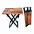 MESA TA�BUA TECA DOBRA�VEL PARA CHURRASCO TUNIC MADE IMPERIO - Imagem 1