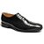Sapato Social Oxford Cromo Argentino Preto - Imagem 1