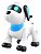 Cachorro Interativo Movimentos Robô Som Luz Controle Remoto Branco - Imagem 2