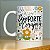 CANECA DE PORCELANA MOTIVACIONAL “SEJA FORTE E CORAJOSA” 325ml - Imagem 1