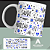 CANECA DE PORCELANA MOTIVACIONAL “SAÚDE E PROTEÇÃO” 325ml - Imagem 1