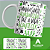 CANECA DE PORCELANA MOTIVACIONAL “MINHA SORTE ACORDA CEDO” 325ml - Imagem 1