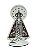 Totem NOSSA SENHORA APARECIDA em MDF branco A13cm x L9,5cm - Imagem 1