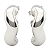 Brinco Orgânico Prata 925 Feminino Design Moderno - Imagem 1