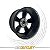 Roda Aro 17 Tala 7 5x100 Kromma KR1460 Preto Brilhante(Jogo) - Imagem 4