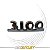 Emblema Lateral Capô 3100 Original GM Chevrolet Boca de Sapo - Imagem 2