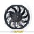 Eletroventilador Axial Universal 10PásAC 10Pol 12V Soprante (M.I) - Imagem 7