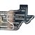 Logo TEXAS EDITION Prata Azul Verm Branco Original Ford F-250 - Imagem 4
