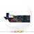 Logo TEXAS EDITION Prata Azul Verm Branco Original Ford F-250 - Imagem 5
