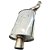 Abafador BTS Oval Inox 304+Cano Escap Polido 300mm 2.5"(Par)FAB - Imagem 2