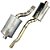 Abafador BTS Oval Inox 304+Cano Escap Polido 300mm 2.5"(Par)FAB - Imagem 1