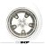 Rodas Aro 18 Tala 8 Fur 5x114,3 Ridler 695 Grey Mustang-95(jogo) - Imagem 5