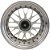 Roda Aro 18 Tala 12 Esportiva Corrida BBS LM Original Prata - Imagem 2