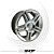 Roda Aro 17 Tala 6,5 4x100 4x108 Multifuro Scorro Prata - Imagem 5