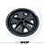 Roda Aro 17 5x114 Magnum 500 Preto P/ Decoração Feito Torno - Imagem 5