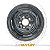 Roda Aro 14" Tala 5" 5x120 Paralela Furação GM Preto - Imagem 2