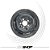 Roda Aro 14" Tala 5" 5x120 Paralela Furação GM Preto - Imagem 6