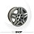Roda Aro 14 Tala 7 5x100 VW Golf Sapão 02-06 S4200 Prata - Imagem 5