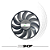 Ventoinha Valeo 12V 13.5"Pol 11Pás Ford Fiesta Courier 99-02 - Imagem 5