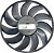 Ventoinha Valeo 12V 13.5"Pol 11Pás Ford Fiesta Courier 99-02 - Imagem 1
