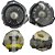 Kit Mostradores D´ Painel Completo Original Mustang-67-68 - Imagem 2