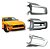 KIT ACABAMENTO DO VOLANTE FORD MUSTANG 18-23 (PRATEADO)  (ORIGINAL) - Imagem 1