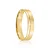 Par de alianças Realeza 5mm de casamento ouro 18k - Imagem 3