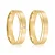 Par de alianças Realeza 5mm de casamento ouro 18k - Imagem 1