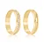 Par de alianças Clarisse 5mm de casamento ouro 18k - Imagem 1