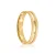 Par de alianças Lovely 4mm de casamento ouro 18k - Imagem 2