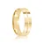 Par de alianças Nice 5mm de casamento ouro 18k - Imagem 3