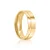 Par de alianças Bali 5mm de casamento ouro 18k - Imagem 3