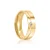 Par de alianças Bali 5mm de casamento ouro 18k - Imagem 4