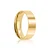 Par de alianças Daise 6mm de casamento ouro 18k - Imagem 2