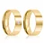 Par de alianças Daise 6mm de casamento ouro 18k - Imagem 1