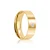 Par de alianças Daise 6mm de casamento ouro 18k - Imagem 4