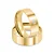 Par de alianças Daise 6mm de casamento ouro 18k - Imagem 3