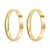 Par de alianças DaiseFelicity 2mm de casamento ouro 18k - Imagem 3